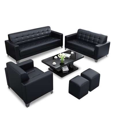 5-Seater Executive Office Leather Sofa image 12