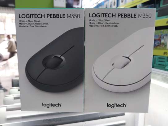 Logitech Pebble M350 Wireless & Bluetooth Mouse (Graphite) image 2