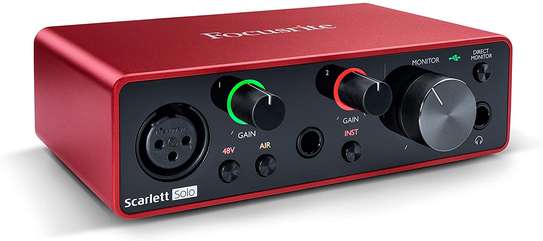 Focusrite Scarlett Solo (3rd Gen) USB Audio Interface with Pro Tools | First image 1
