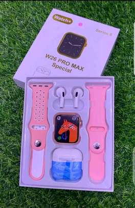 Watch W26 Pro Max (Earbuds,2 pair of Straps) image 1
