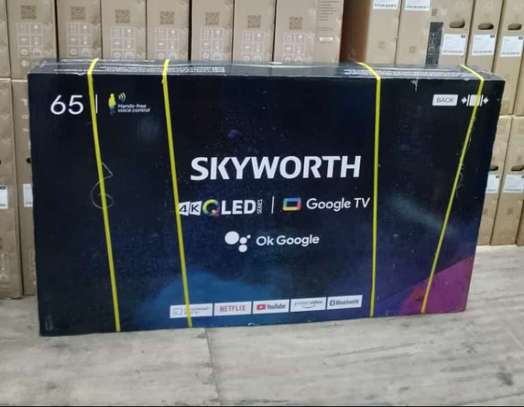 Skyworth 65inch Smart QLED Google Tv Android Frameless image 1