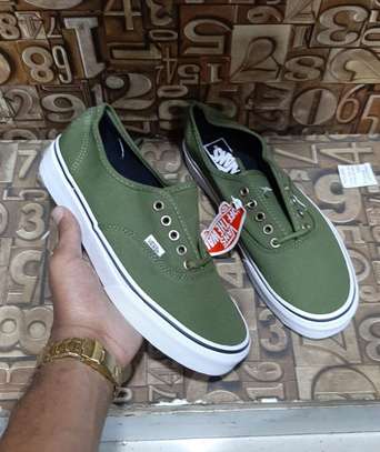 Green vans with outlet brown sole