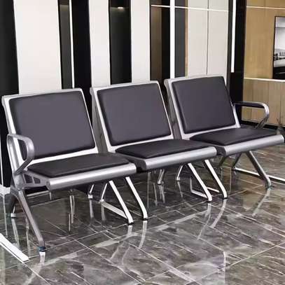3-Seater Padded Reception Bench image 12