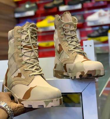Military Combat Boots Tactical Unisex Hiking Boots image 1