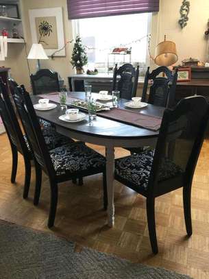 Modern six seater dining tables for sale in Nairobi Kenya/modern dining sets for sale in Nairobi Kenya/Classic dining tables for sale in Nairobi Kenya image 1