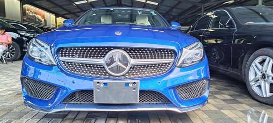 Mercedes Benz AMG C180 Convertable blue 2018 image 1