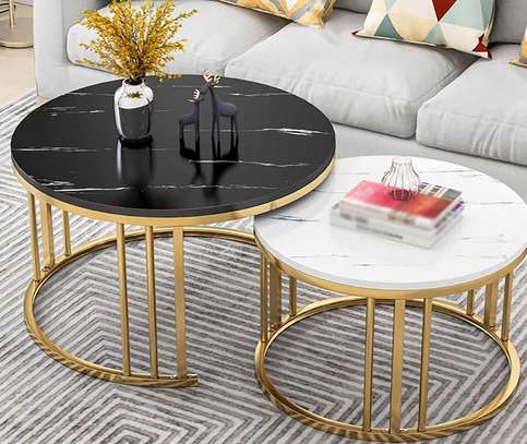 Office Table: Nestle Round Home Coffee Table image 2