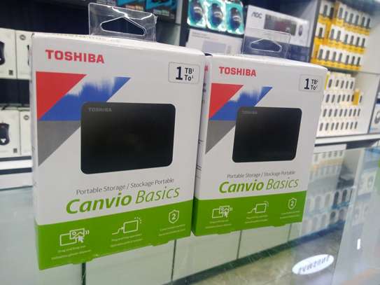 Toshiba Canvio Basics 1TB Portable External Hard Drive 2.5 image 1