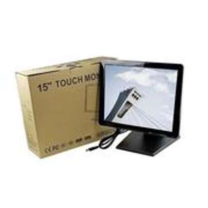 15" Inch POS Touch Screen LED Monitor for Restaurant Bar image 1
