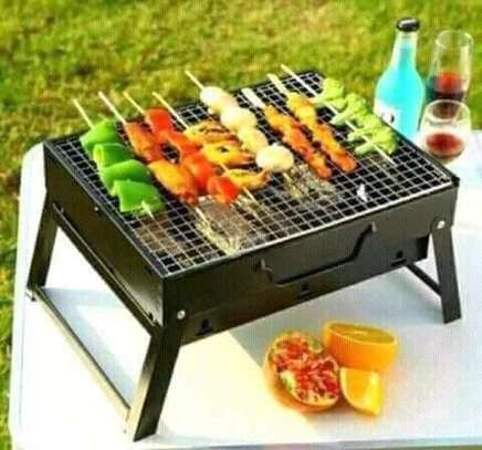 Portable barbecue charcoal grill image 1