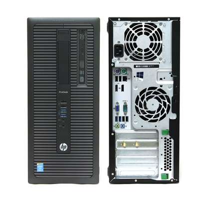 HP EliteDesk 800 G1 Tower *Intel Core i5-4570 4th Generation @3.20GHz This Certified Refurbished product is tested and certified *Intel Core i5-4570 4th Generation @3.20GHz (Boost upto 3.9GHz) Processor. *4GB DDR3 Ram, Support upto 32GB. Wireless WIFI *500GB Hard Drive. *Windows 10 Professional (64 Bit). *(2) USB 3.0 ports, stereo audio out, line in, RJ-45 Ethernet,USB mouse and keyboard, VGA, (2) DisplayPort with multi-stream4, power connector, RS-232 serial port KSHS 23,000 *Intel Core i5-4570 4th Generation image 2