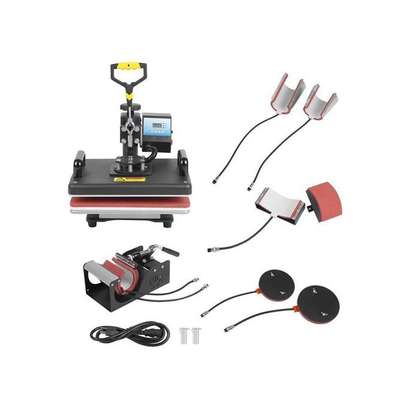 Combo Heat Press Machine And 8 in 1 Sublimation Transfer Machine image 1