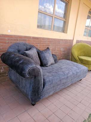 Latest grey simple sofa bed design image 3