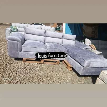 6 seater L- shape sofa image 1