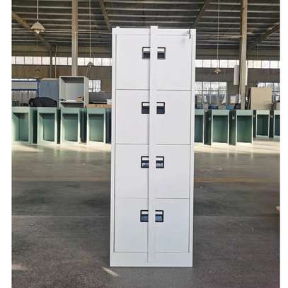 Durable 4-Drawer Steel File Cabinet with Locking Bar image 4