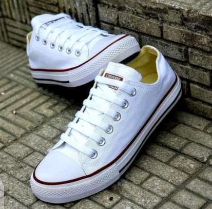 Classic white converse All star shoes image 1