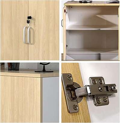 Office Cabinet : Office Credenza -2 Door Wood Cabinet image 2