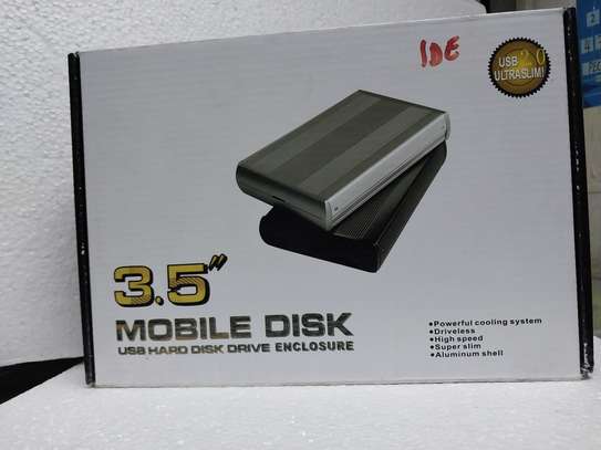 IDE 3.5" External Hard Drive Enclosure - with Power Supply - image 1