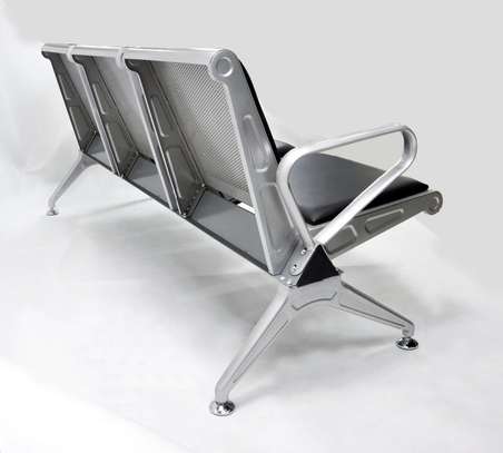 3 Seater Aluminum Strong Reception Waiting Bench image 4