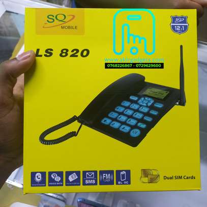 SQ Mobile SQ LS 820 – Fixed Wireless Phone – Black DOUBLESIM image 1