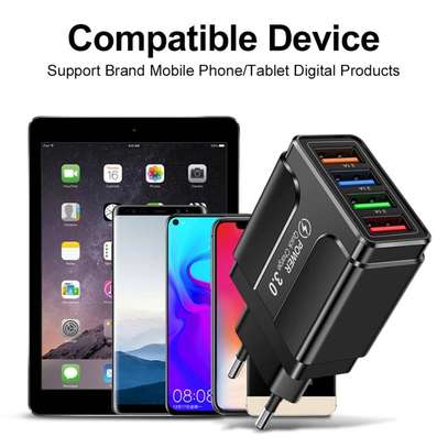 4 USB 3.1A Fast Charging Mobile Phone Charger image 6