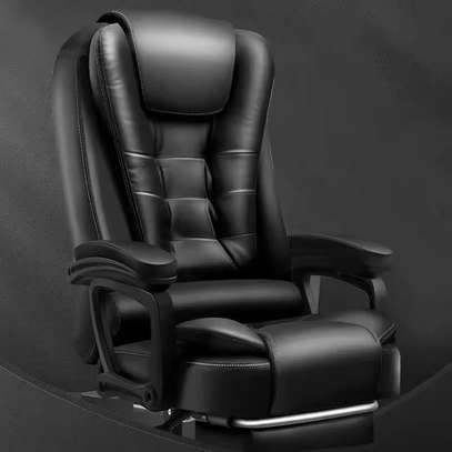 Office Chair; Puffy Executive Leather Office Chair image 6