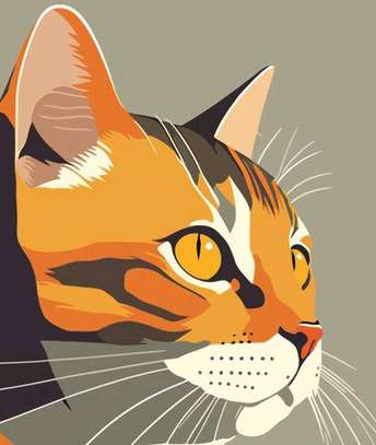 Regal Whiskers: Portrait of a Noble Cat image 3
