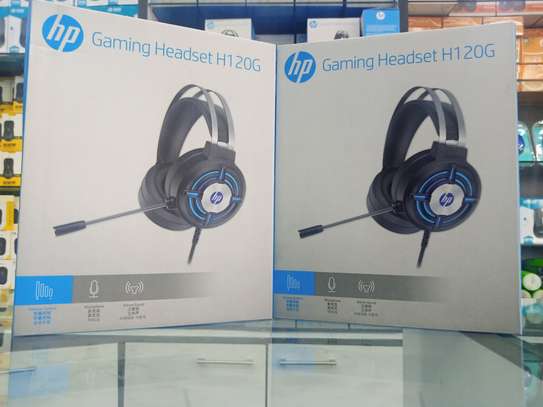 HP H120 WIRED GAMING HEADSET WITH TWO 3.5 USB CABLE image 1