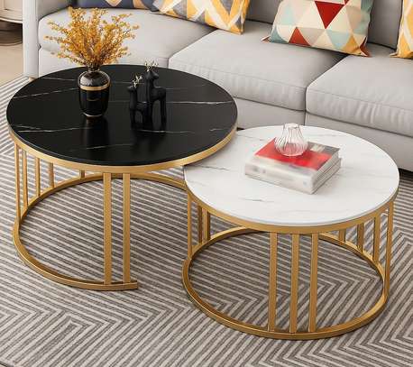 Office Table: Nestle Round Home Coffee Table image 1