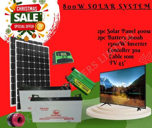 Smart 800w solar fullkit image 1