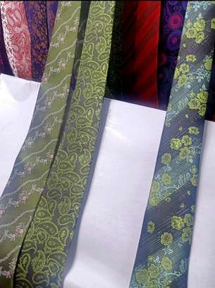 Olive green official ties. image 2