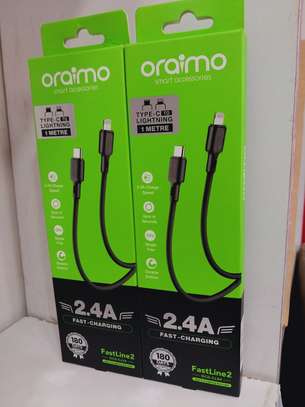 Oraimo 2.4A 1M Type-C to Lightning Data Cable image 1