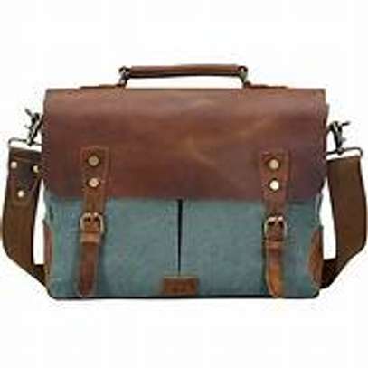 Capital Canvas & leather handbag image 2