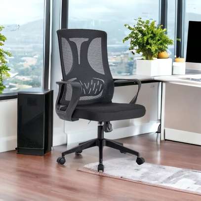 Mid-Back Mesh Adjustable Office Working Chair image 2