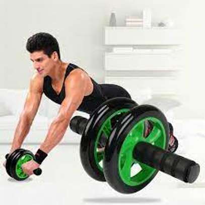 AB Wheel Abs Roller Workout Arm And Waist Fitness Exerciser Wheel (Free Knee Mat) image 3