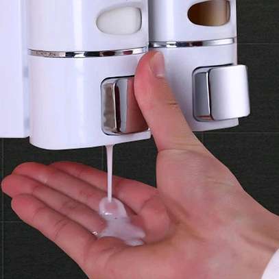 *Double 400ml(each)Liquid Soap Dispenser image 1