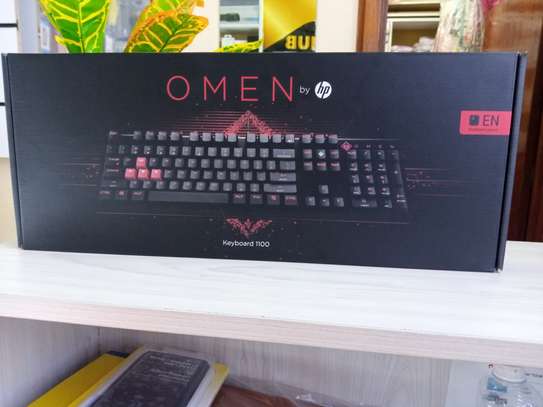 HP Omen Wired USB Gaming Keyboard 1100 Brand New image 1