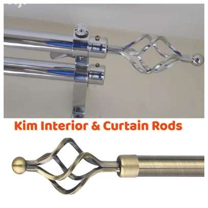 Extendable curtain rods image 1