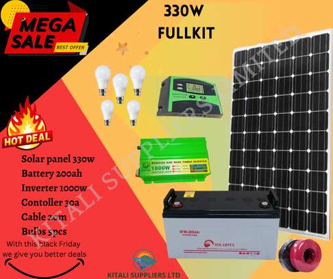 Fullkit 330w with solarpex battery and free bulb image 1