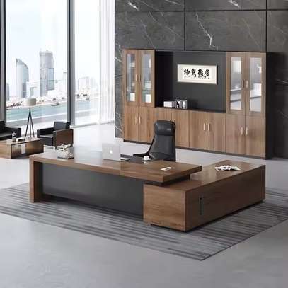 Office Desk: Luxury Executive Desk For Office Management image 4