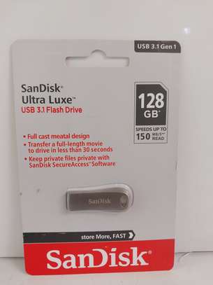 SANDISK ULTRA LUXE USB 3.1 FLASH DRIVE 128GB, UPTO 150MB/S, image 2
