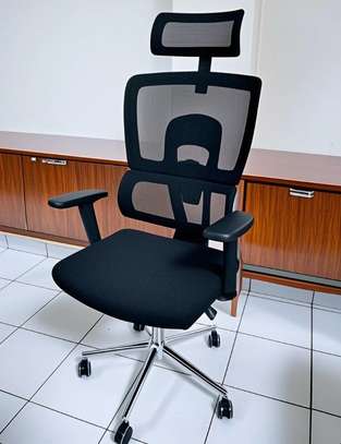 Office Chair: Orthopedic Black Office Chair image 4