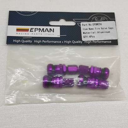 Steel Bolt-In Tire Valve Stems - purple image 1