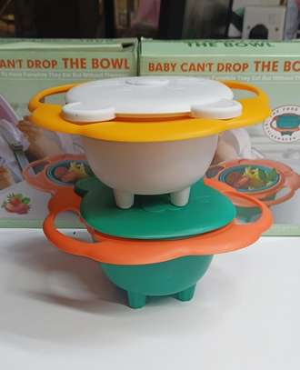 360 degrees free rotational baby bowl image 3