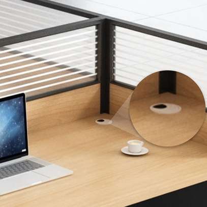 Office Desk: 4- Way Personnel Office Workstation image 4