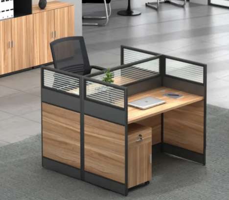 Office Workstation : Modern 1-way Office Workstation image 10
