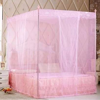 Pink 4 stand mosquito nets image 1
