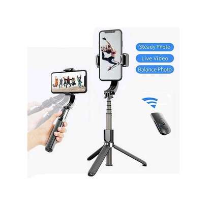 Stabilizer with Tripod  Folding Gimbal for Smartphone image 2