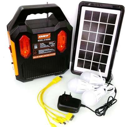 Dat 3 Bulbs Solar Lighting System WITH RADIO AND USB PORT image 2