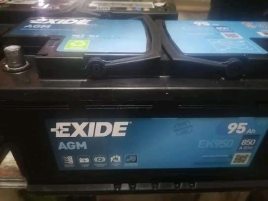 Exide din 100 AGM car battery mf image 2